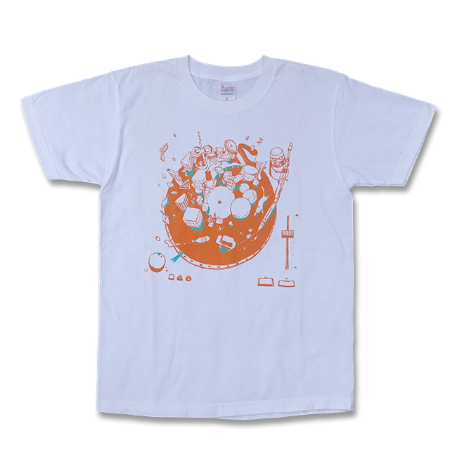 sasakure.UK『トンデモ未来空奏図』Tシャツ　ホワイト（メンズ / レディース）